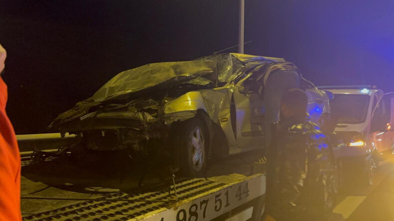 Otoyolda Yaşanan Kaza: Üç Yaralıdan Biri Hayatını Kaybetti