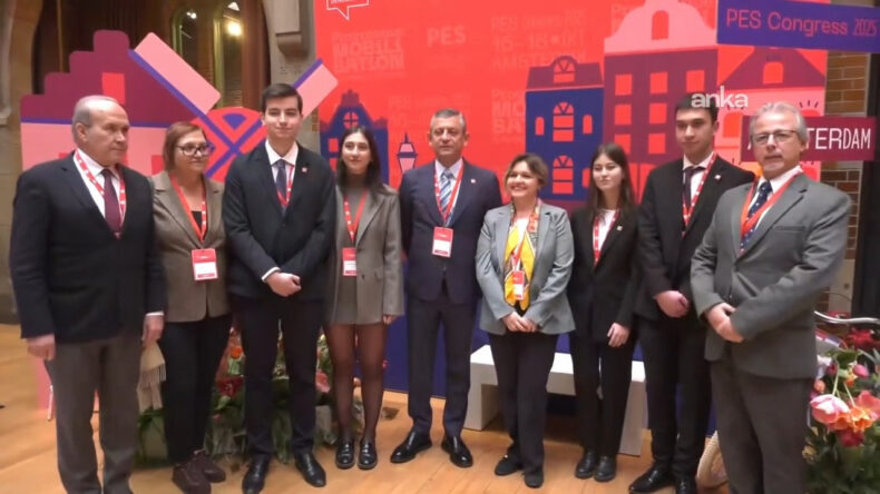 Özgür Özel, Amsterdam’da liderlerle buluştu