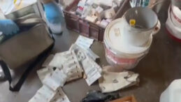 Polis Baskınında Sahte İlaç İmalatı Ele Geçirildi