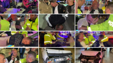 Polise Tekme Atan Ş&uuml;pheli G&ouml;zaltına Alındı