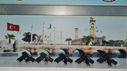 Poşetten silahlar çıktı, tutuklandı