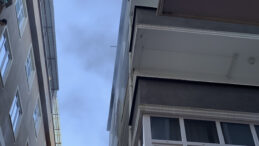 Rize’de 4 Katlı Apartmanda Yangın Çıktı
