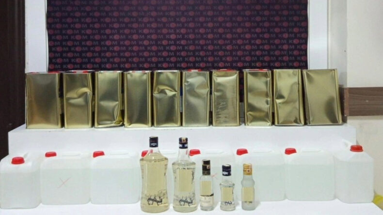 Sahte İ&ccedil;ki Kargoyla G&ouml;nderildi