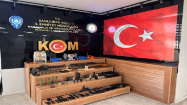 Şanlıurfa'da Silah At&ouml;lyesine Baskın: 4 Kişi G&ouml;zaltında