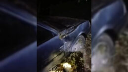 Sinop'ta Otomobil Şarampole Yuvarlandı