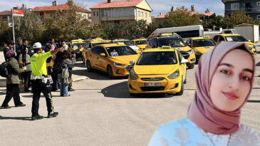 Taksicilerden Rojin İ&ccedil;in Adalet Konvoyu