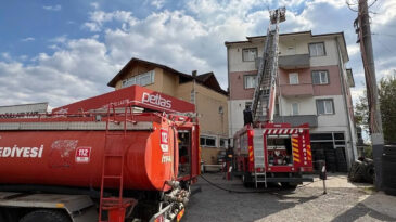 Tamir İşlemi Sırasında Yangın &Ccedil;ıktı