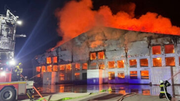Tavuk &Ccedil;iftliğinde Yangın: 100 Binden Fazla Tavuk Telef Oldu
