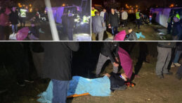 Tur Midib&uuml;s&uuml; Devrildi, &Ccedil;ok Sayıda Yaralı Bulunuyor