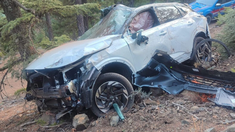 U&ccedil;uruma D&uuml;şen Cipteki Eş Kayıplara Karıştı