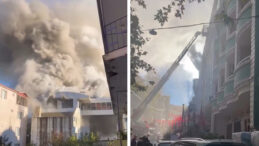 Yalova'da Korkutucu Otel Yangını