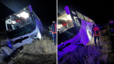 Zehirlenen Şof&ouml;r Direksiyon Başında Bayıldı: 6 Yaralı