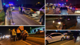 Zincirleme Kazada 2'si &Ccedil;ocuk 5 Kişi Yaralandı