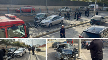 Zincirleme Trafik Kazasında Bir Kişi Hayatını Kaybetti