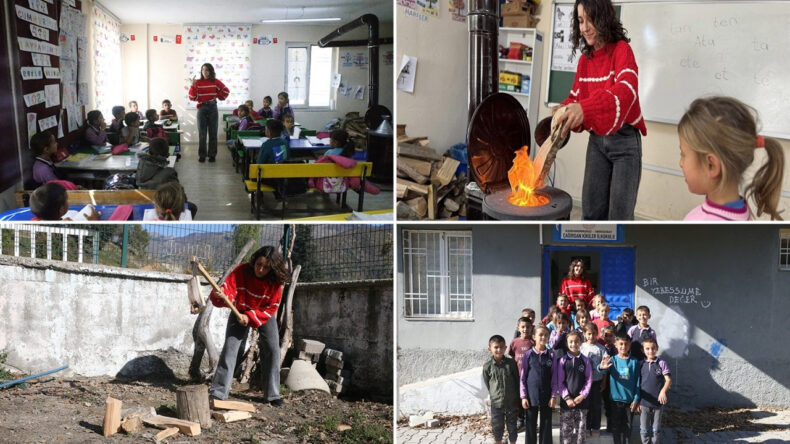 25 Yaşında Hem Müdür Hem Öğretmen Hem Temizlikçi