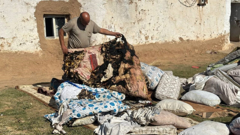 8 Kişilik Aile S&uuml;rekli Yangınlarla M&uuml;cadele Ediyor