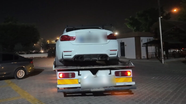 Abartı Egzozla Drift Yapan S&uuml;r&uuml;c&uuml;ye 55 Bin Lira Ceza