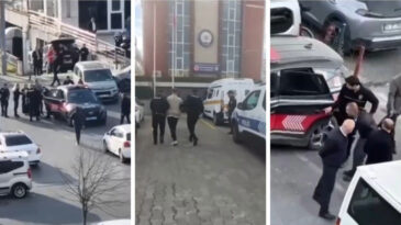 Adliye &Ccedil;ıkışında Bı&ccedil;aklı Kavga: &Uuml;vey Annesinin Kardeşi Yaralandı!
