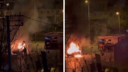 Alevlerin Sardığı Ara&ccedil;ta Paniğe Neden Olmuştu