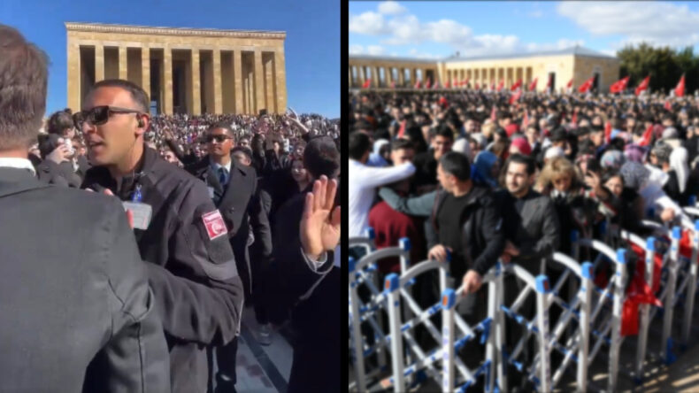 Anıtkabir'de Çifte Standart: 'Erdoğan' Sloganları Serbest, 'Andımız' Okuyanlara Müdahale