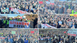 Artvin'de Vatandaşlar Siyan&uuml;r Havuzlarına Karşı Sokağa D&ouml;k&uuml;ld&uuml;