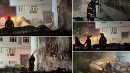 Atık Geri D&ouml;n&uuml;ş&uuml;m Tesisinde Yangın Oluştu