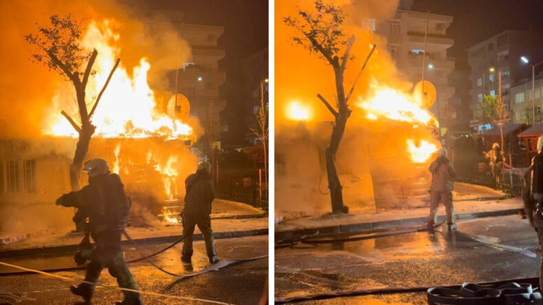 Bağcılar'da Gecekondu Yangını: Anne ve 4 &Ccedil;ocuğu Dumandan Etkilendi