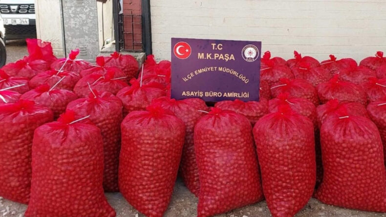 Bandırma'dan Çalınan Cevizler Bursa'da Yakalandı