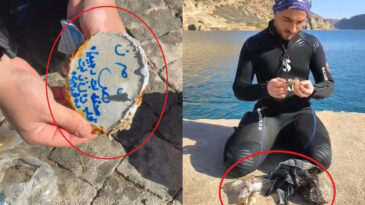 Barajın Diplerinden &Ccedil;ıkan Gizemli Malzemeler İmha Edildi