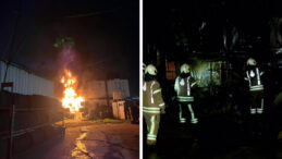 Başakşehir'de İşçilerin Yaktığı Soba Yangına Sebep Oldu