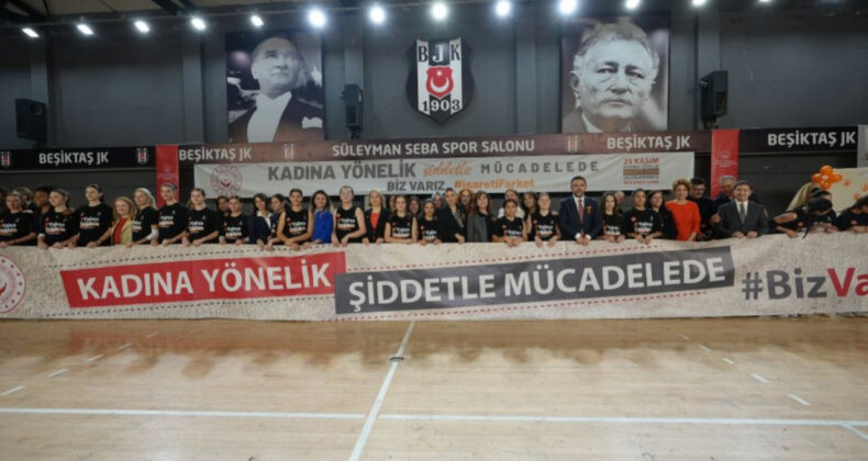 Beşiktaş'tan Kadına Y&ouml;nelik Şiddete Karşı Uluslararası M&uuml;cadele G&uuml;n&uuml; Etkinliği