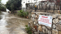 Bodrum'da Sokaklar G&ouml;l Olmuş Durumda