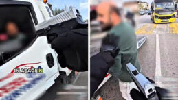 &Ccedil;ekicinin &uuml;zerindeki motosikletin silah zoruyla indirildiği kurgu videoyla ilgili 4 g&ouml;zaltı