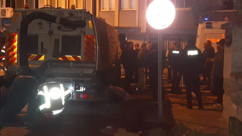 &Ccedil;&ouml;p Kamyonu Geri Giderken Yaşlı Adamı Ezdi