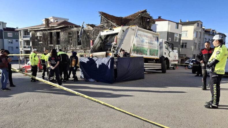 Çöp Kamyonunun Çarptığı Yaşlı Kadın Hayatını Kaybetti