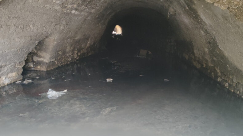 Deprem Sonrası Tarihi Su Kanalı Ortaya &Ccedil;ıktı