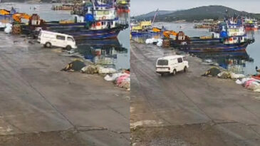 Direksiyon Kontrol&uuml; Kaybeden Ara&ccedil; Denize D&uuml;şt&uuml;