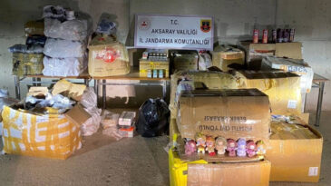 Durdurulan Tırda 3 Milyonluk Ka&ccedil;ak &Uuml;r&uuml;n Ele Ge&ccedil;irildi