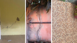 Duvarları &Ccedil;atlayan Binalar Tahliye Edildi