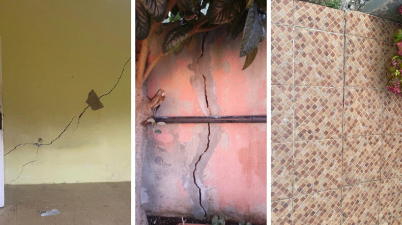 Duvarları Çatlayan Binalar Tahliye Edildi