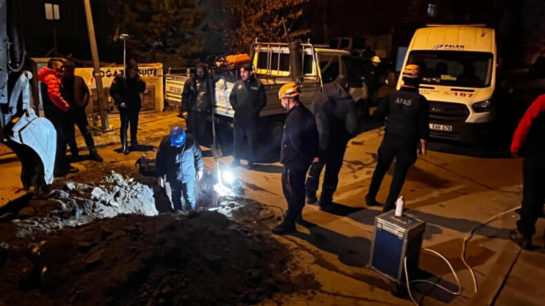 Erzurum'daki Gaz Sızıntısı İhbarı Ekipleri Alarmda