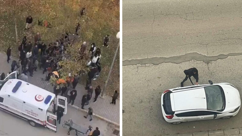 Eski Eş Dehşete Yol Açarak Kaçtı