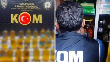 Evini İmalathaneye D&ouml;n&uuml;şt&uuml;rd&uuml;, 227 Litre Sahte Alkolle Yakalandı