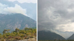 Hatay'da Yıldırım Düşmesi Nedeniyle Orman Yangını Çıktı