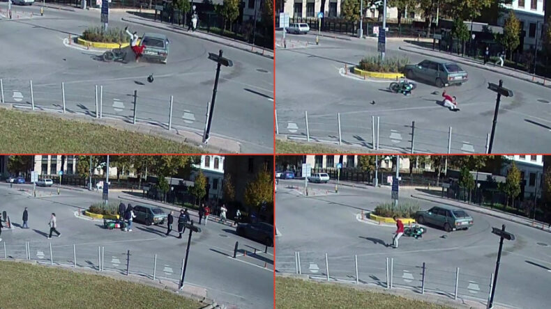 Havada Takla Attı, İlk İşi Fırlayan Ayakkabısını Giymek Oldu