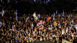 İsrail, Netanyahu'yu Protesto İ&ccedil;in Sokağa &Ccedil;ıktı