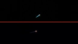 İstanbul'da G&ouml;ky&uuml;z&uuml;nde Parlayan Cisim B&uuml;y&uuml;k Heyecan Yarattı