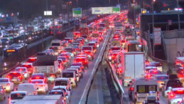İstanbul'da Trafik Krizi Yaşanıyor