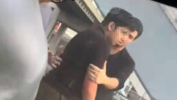 İzmir Metrosu'nda K&uuml;f&uuml;r Skandalı