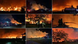 İzmir'de &Ccedil;&ouml;p Depolama Alanında Yangın Meydana Geldi